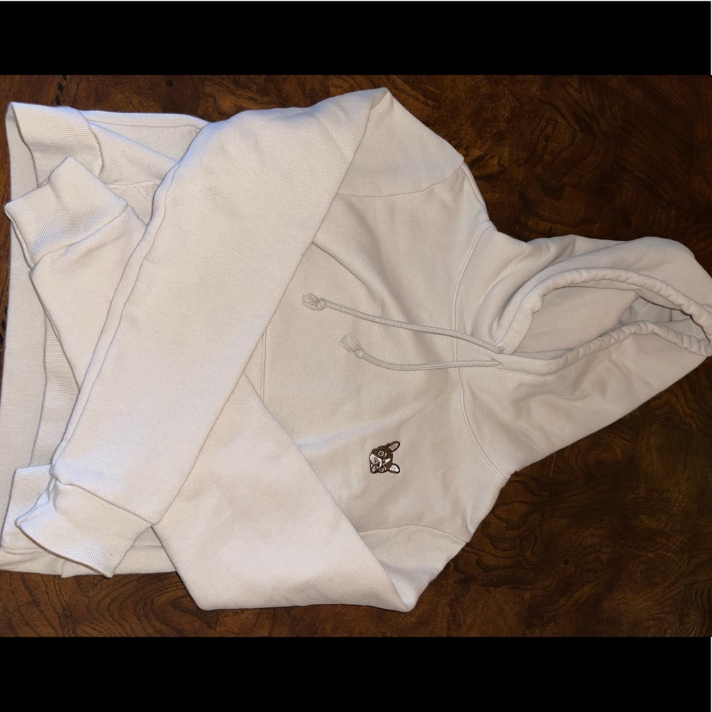 Aritiza hoodie with dog patch